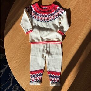 Hanna Andersson Sweater Set 18-24M